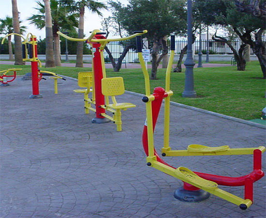 ست ورزشی پارکی در قزوین