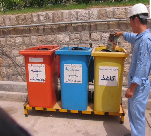 اصول طراحی و ساخت سطل زباله شهری